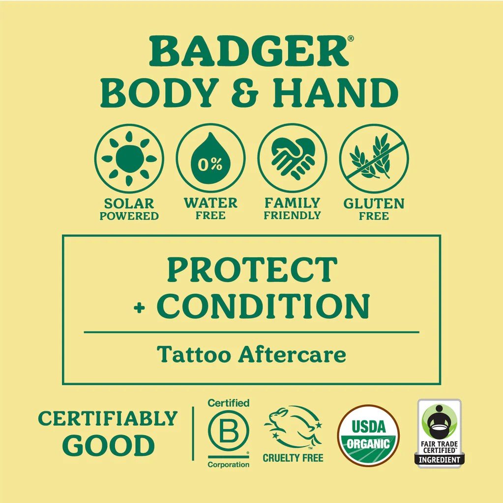 Badger Tattoo Balm 2 oz Tin