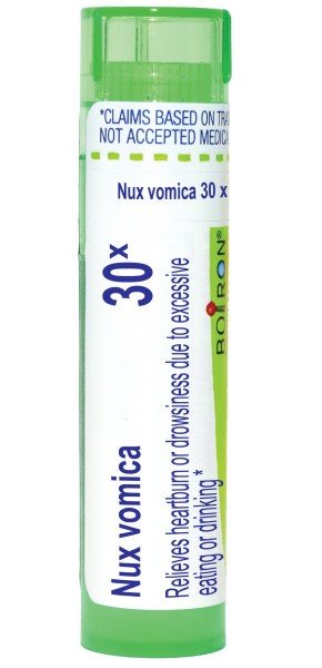 Boiron Nux Vomica 30X Homeopathic Single Medicine For Digestive 80 Pellet