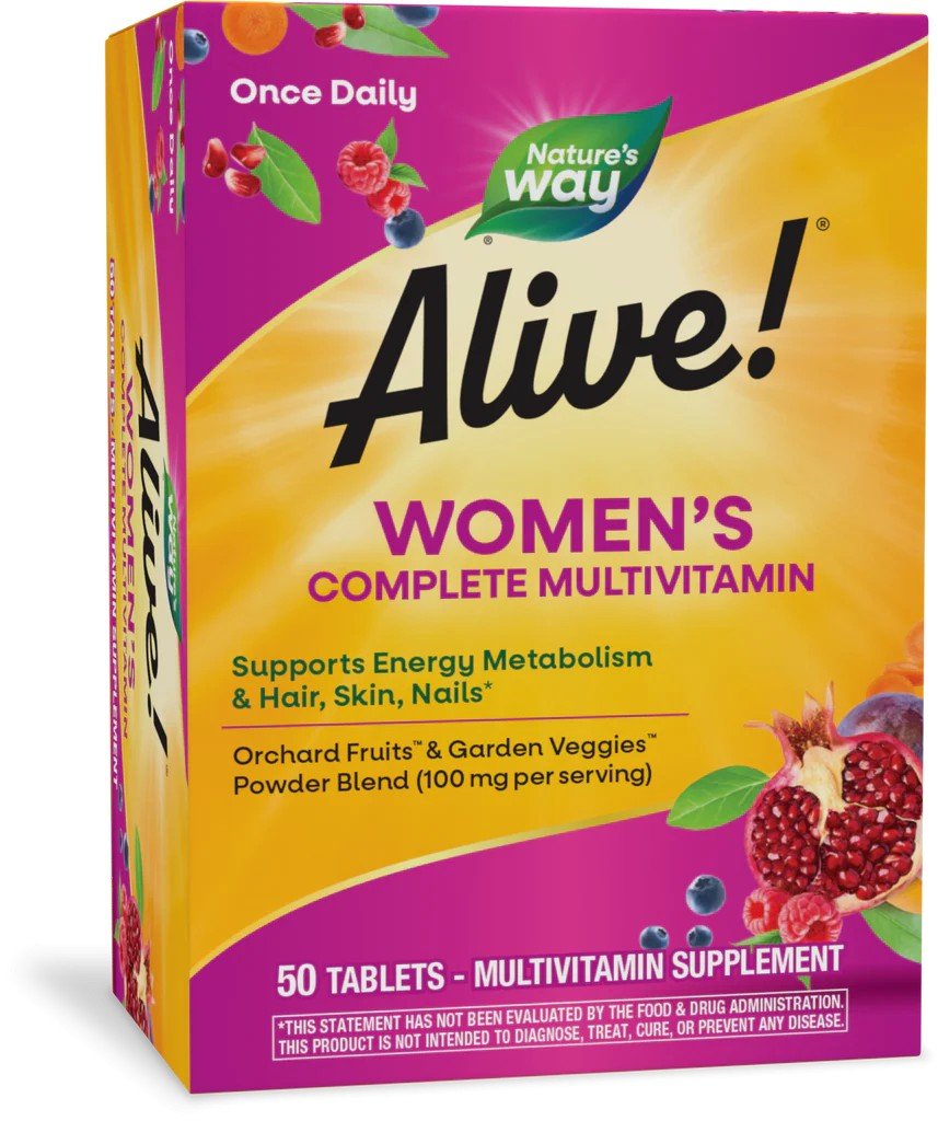 Nature&#39;s Way Alive! Women&#39;s Energy Complete Multivitamin 50 Tablet