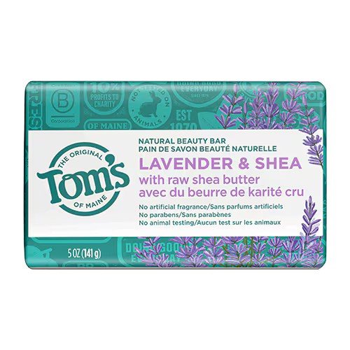 Tom's Of Maine Lavender Tea Tree Beauty Bar 5 oz Bar Soap