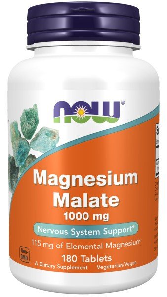 Now Foods Magnesium Malate 1000mg 180 Tablet