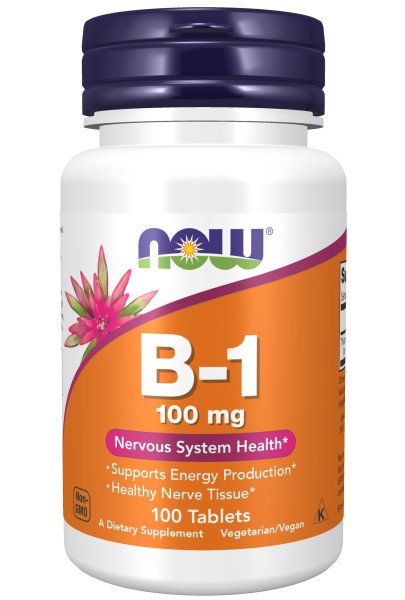 Now Foods B-1 100mg 100 Tablet