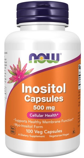 Now Foods Inositol 500mg 100 Capsule