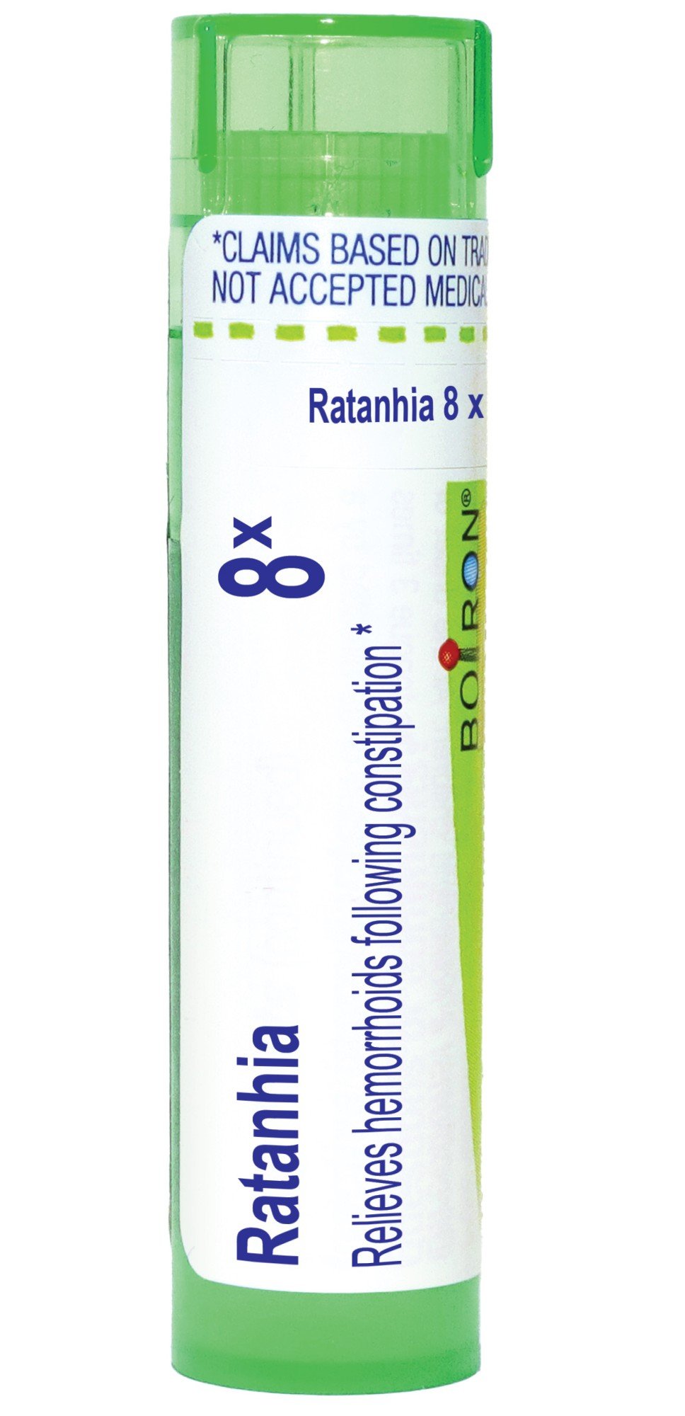 Boiron Ratanhia 8X Homeopathic Single Medicine For Pain 80 Pellet