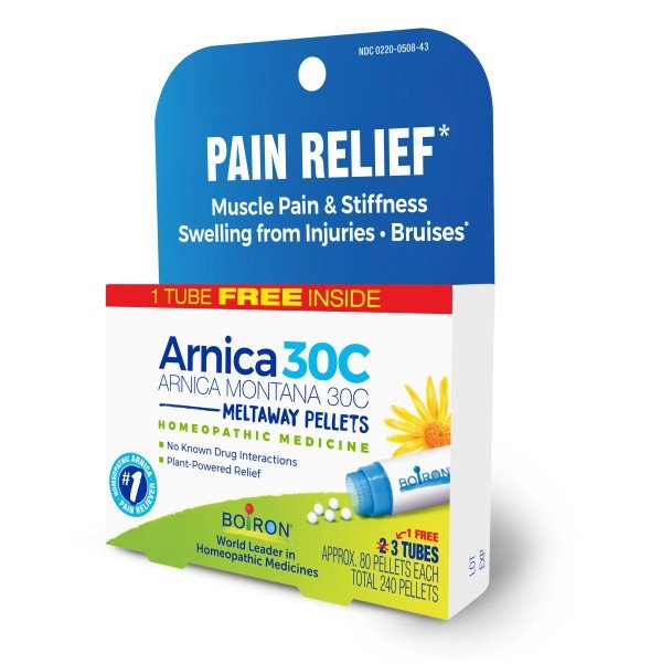 Boiron Arnica Montana 30C 3 MDT Homeopathic Medicine For Pain Relief 240 Pellets