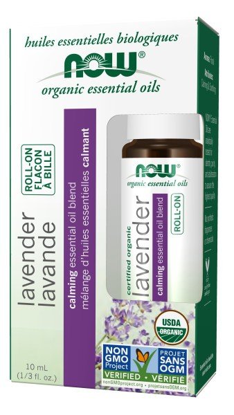 Now Foods Organic Lavender Essential Oil 10 mL Roll-on