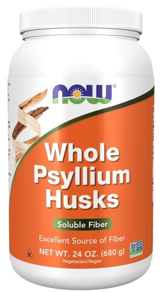 Now Foods Psyllium Husks Whole 24 oz Bulk