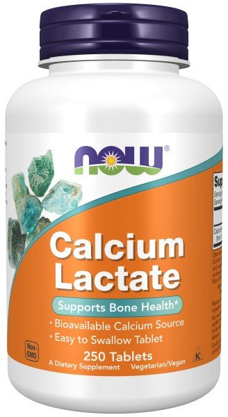 Now Foods Calcium Lactate 250 Tablet