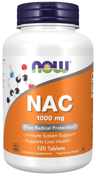 Now Foods NAC (N-Acetyl Cysteine) 1,000 mg 120 Tablet