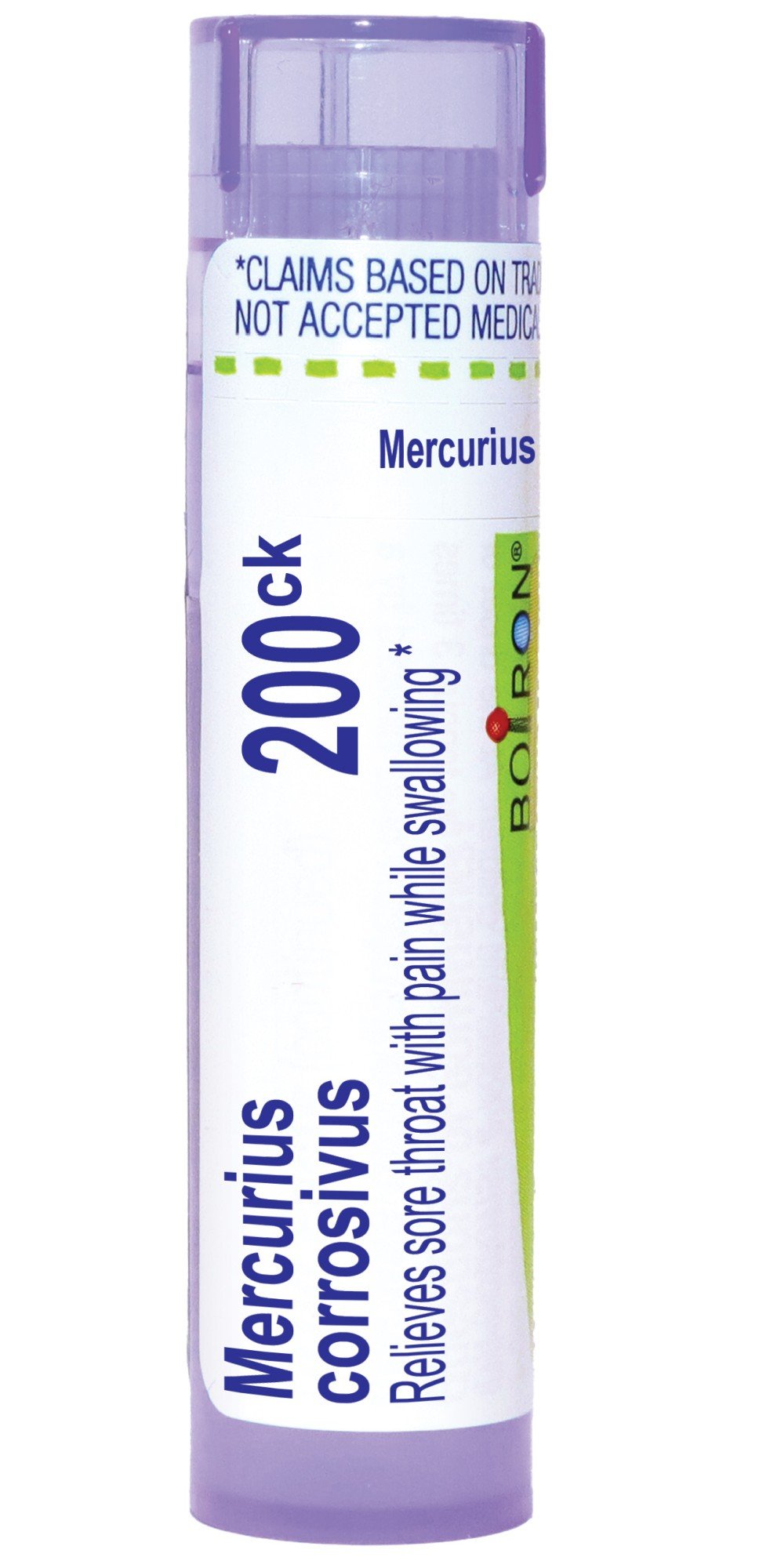 Boiron Mercurius Corrosivus 200CK Homeopathic Single Medicine For Cough, Cold & Flu 80 Pellet