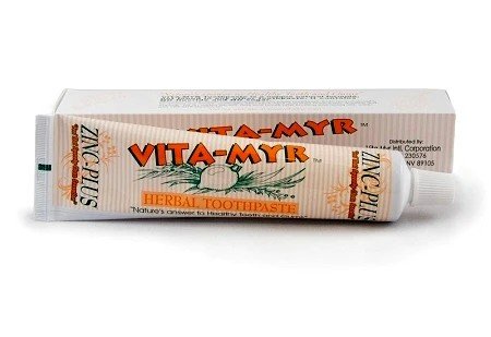 Vita-Myr Zinc+ Toothpaste 4 oz Tube