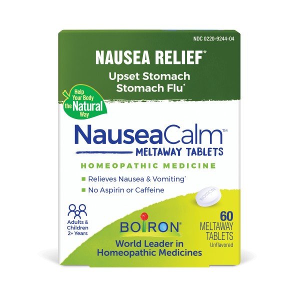 Boiron NauseaCalm Homeopathic Medicine For Nausea Relief 60 Tablet