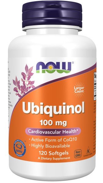 Now Foods Ubiquinol 100 mg 120 Softgel