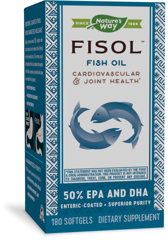 Nature's Way Fisol Fish Oil 180 Softgel