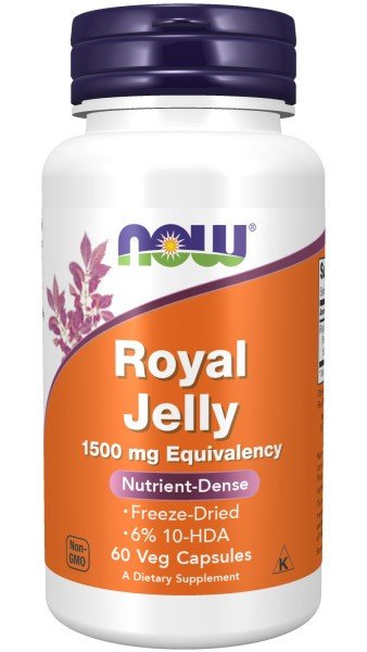Now Foods Royal Jelly 1500mg 60 Veg Cap