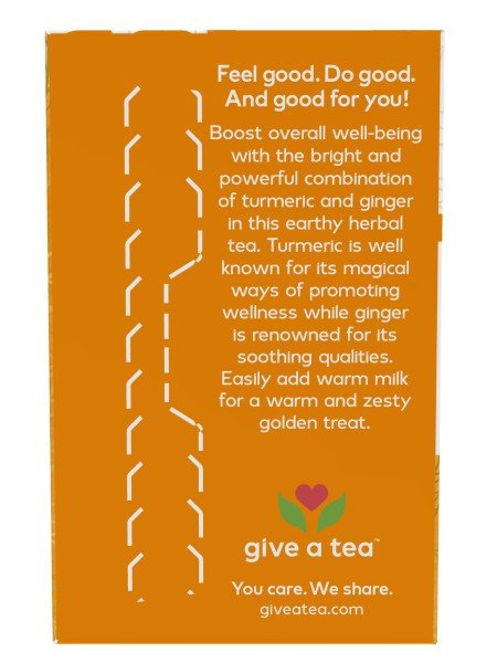 Now Foods Organic Turmeric Ginger Tea 24 ct Box