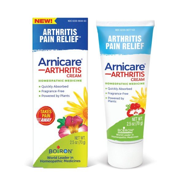 Boiron Arnicare Arthritis Cream Homeopathic Medicine For Arthritis Pain Relief 2.5 oz Cream