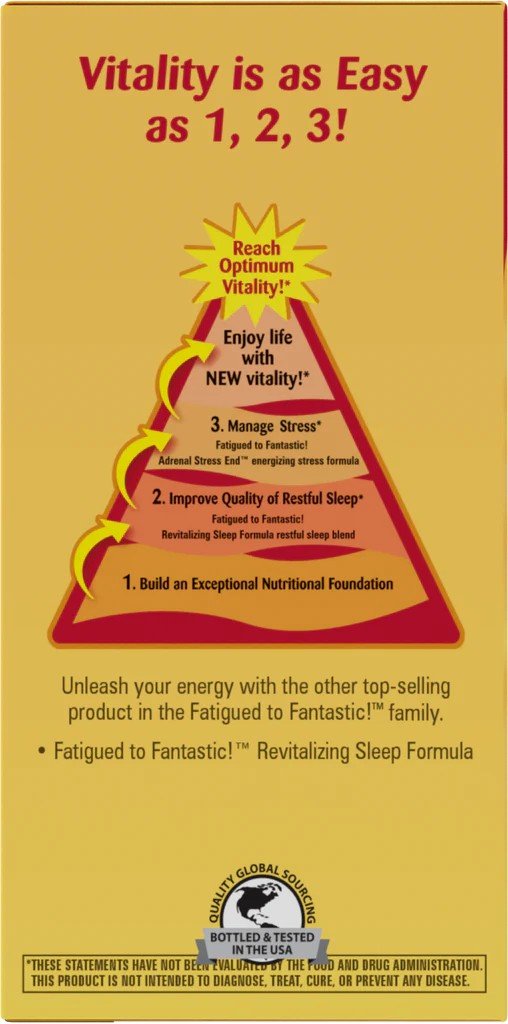 Nature&#39;s Way Fatigued to Fantastic! Adrenal Stress-End 60 Capsule