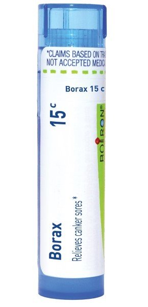 Boiron Borax 15C Homeopathic Single Medicine For First Aid 80 Pellet