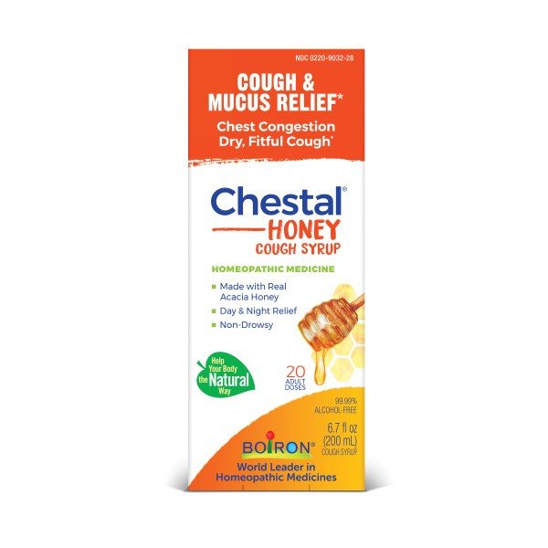 Boiron Chestal Honey Homeopathic Medicine For Cough & Chest Congestion 6.7 oz Liquid