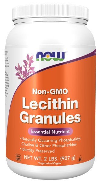 Now Foods Lecithin Granules Non-Gmo 2 lbs Granule
