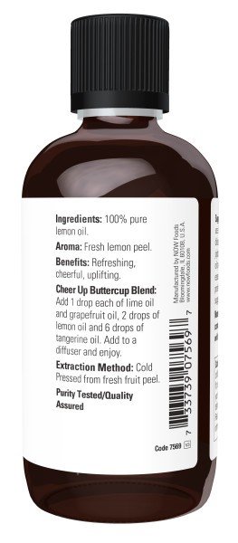 Now Foods Lemon Oil 4 oz Liquid