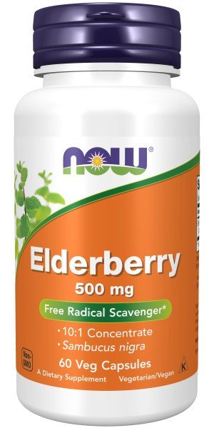 Now Foods Elderberry Extract 60 VegCap