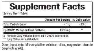 Natural Factors MSM 1000mg 90 Tablet