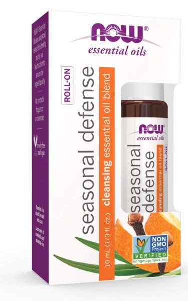 Now Foods Seasonal Defense Essential Oil 10 mL Roll-on