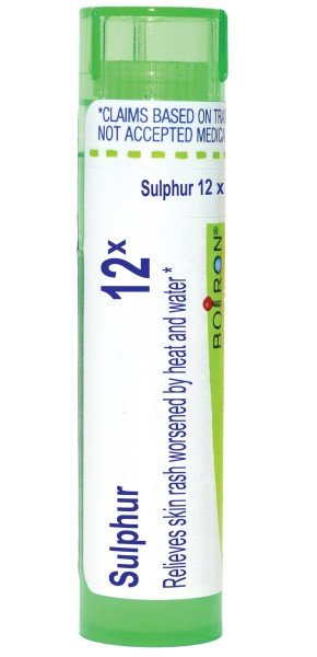 Boiron Sulphur 12X Homeopathic Single Medicine For First Aid 80 Pellet