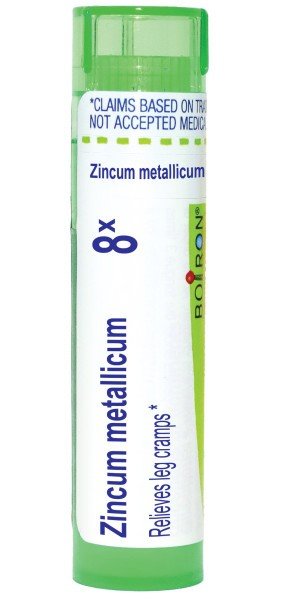 Boiron Zincum Metallicum 8X Homeopathic Single Medicine For Pain 80 Pellet