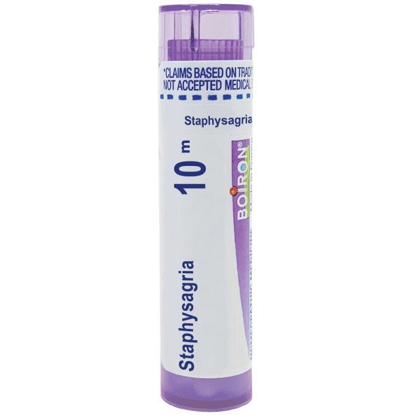 Boiron Staphysagria 10M Homeopathic Single Medicine For First Aid 80 Pellet