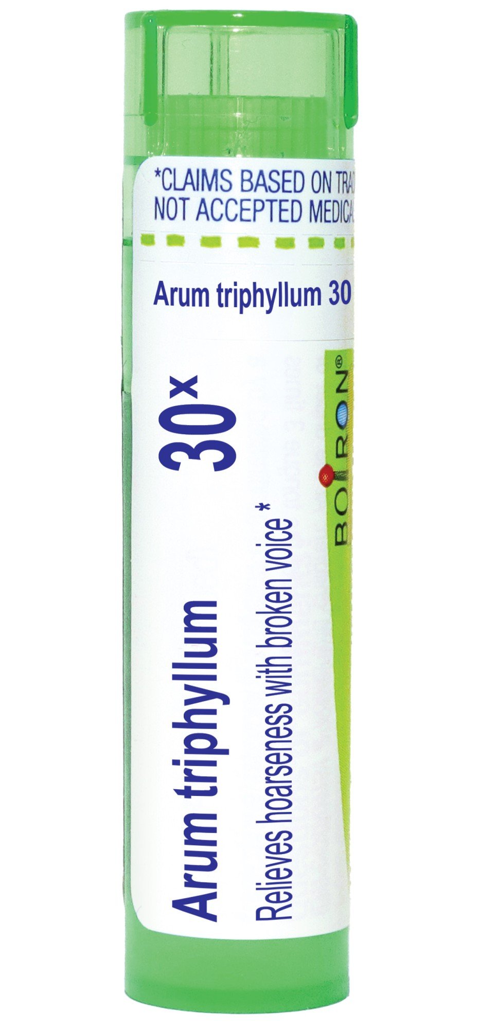 Boiron Arum Triphyllum 30X Homeopathic Single Medicine For Cough, Cold & Flu 80 Pellet