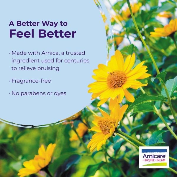 Boiron Arnicare Bruise Cream Homeopathic Medicine For Bruise Relief 1.4 oz Cream