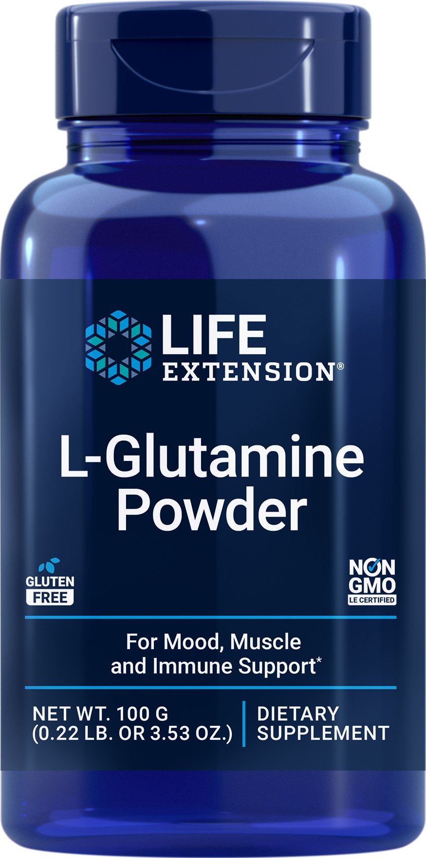 Life Extension L-Glutamine Powder 100 g Powder
