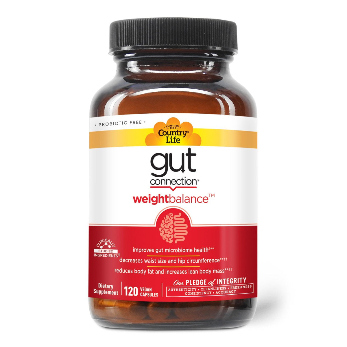 Country Life Gut Connection Weight Balance 60 Capsule