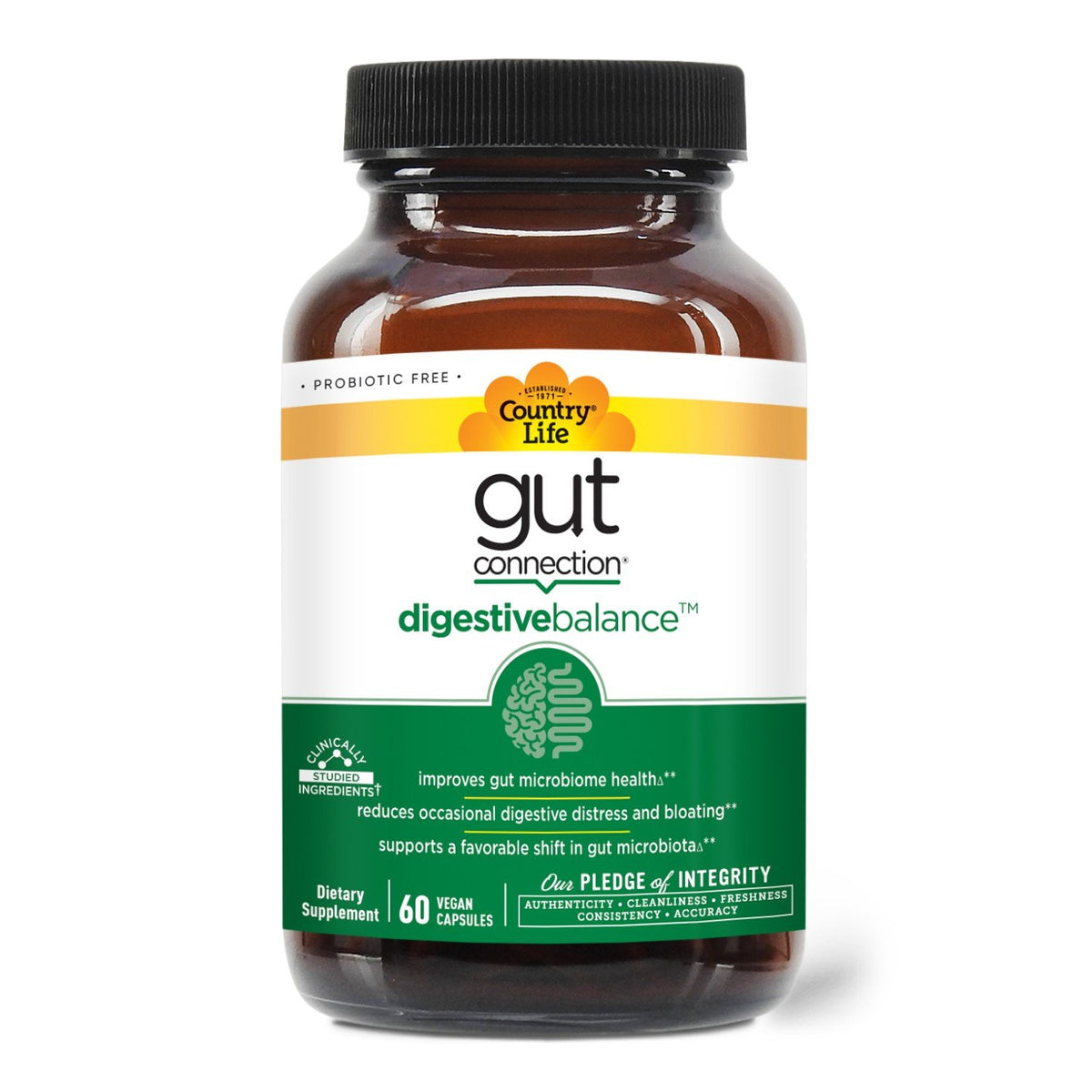 Country Life Gut Connection Digest Balance 60 Capsule