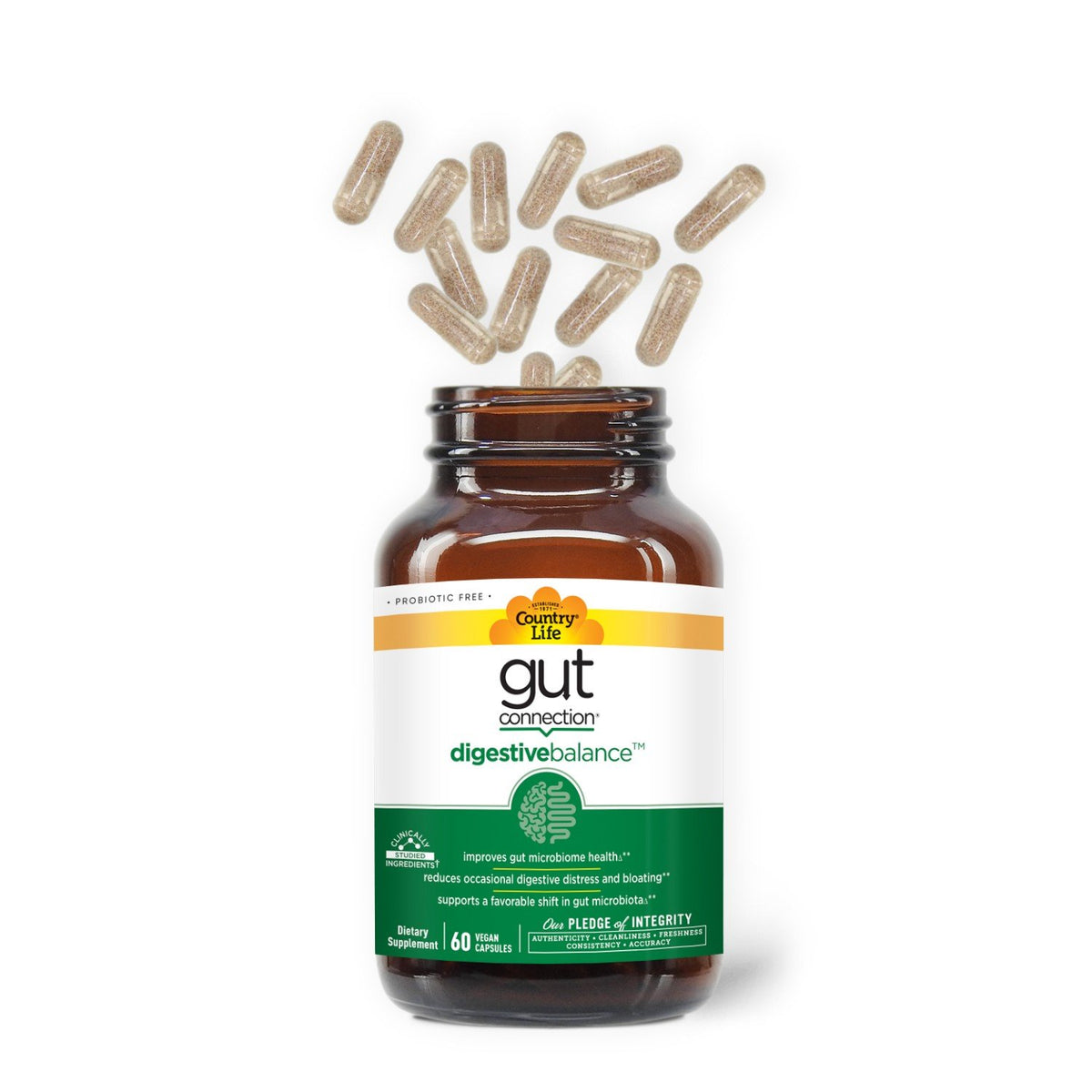 Country Life Gut Connection Digest Balance 60 Capsule