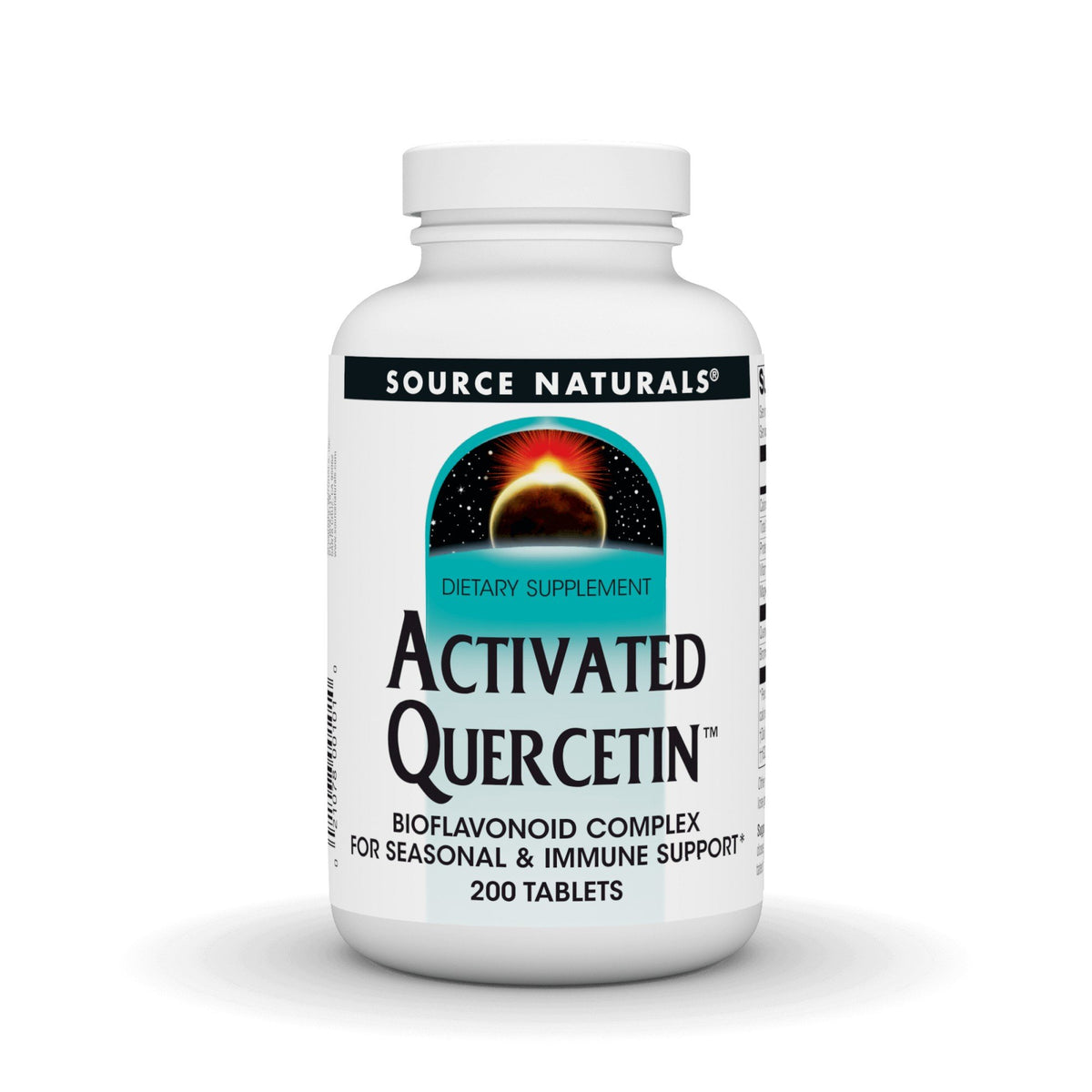 Activated Quercetin | Source Naturals | Bioflavonoid Complex | Immune Support | Seasonal Support | Dietary Supplements | 200 Tablets | VitaminLife