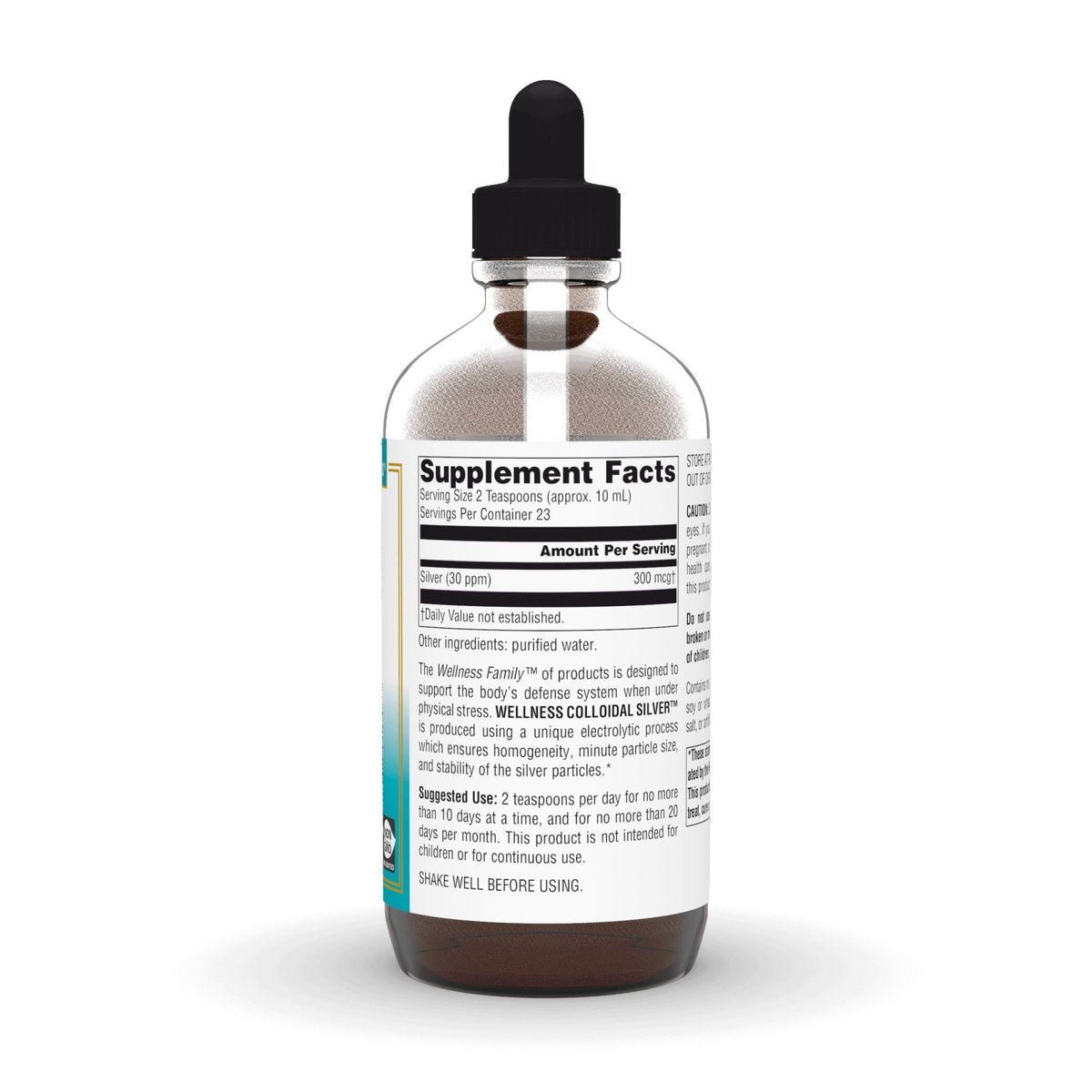 Source Naturals, Inc. Wellness Colloidal Silver 30 ppm Liquid 8 oz Liquid