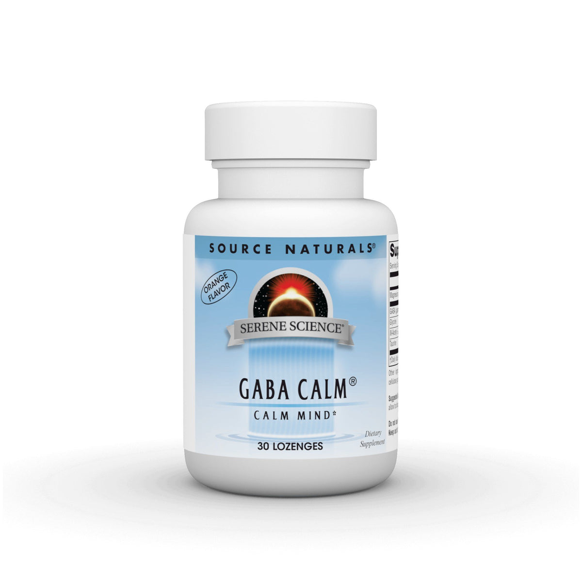 Source Naturals, Inc. GABA Calm Sublingual-Orange 30 Lozenge