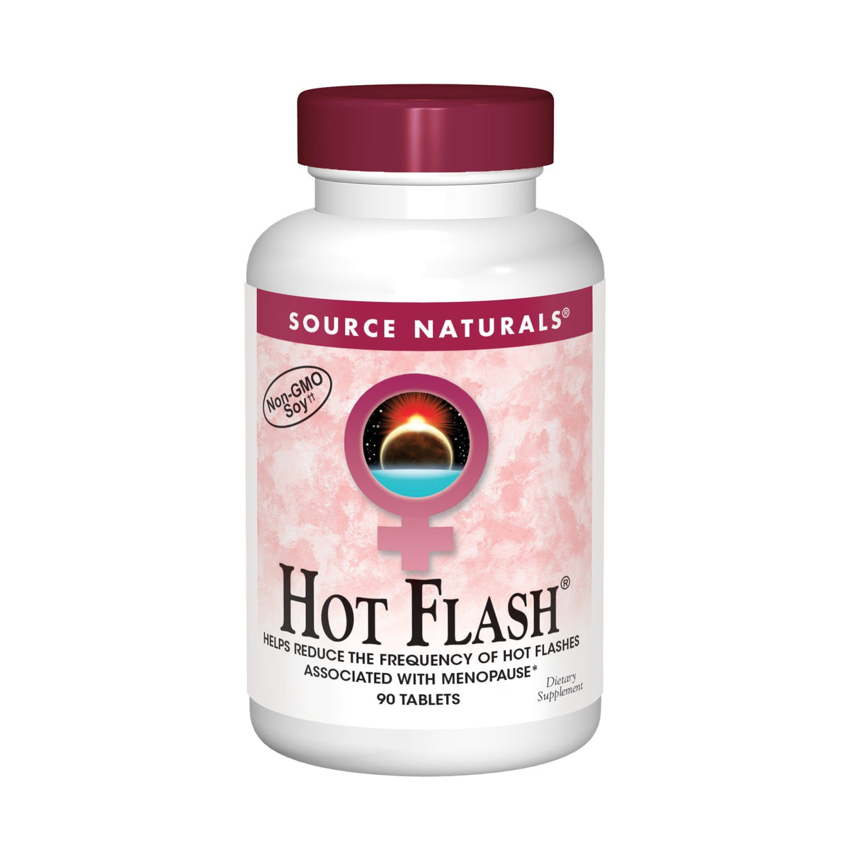 Hot Flash | Source Naturals | Reduces Hot Flashes Associated with Menopause | Dietary Supplement | 90 Tablets | VitaminLife