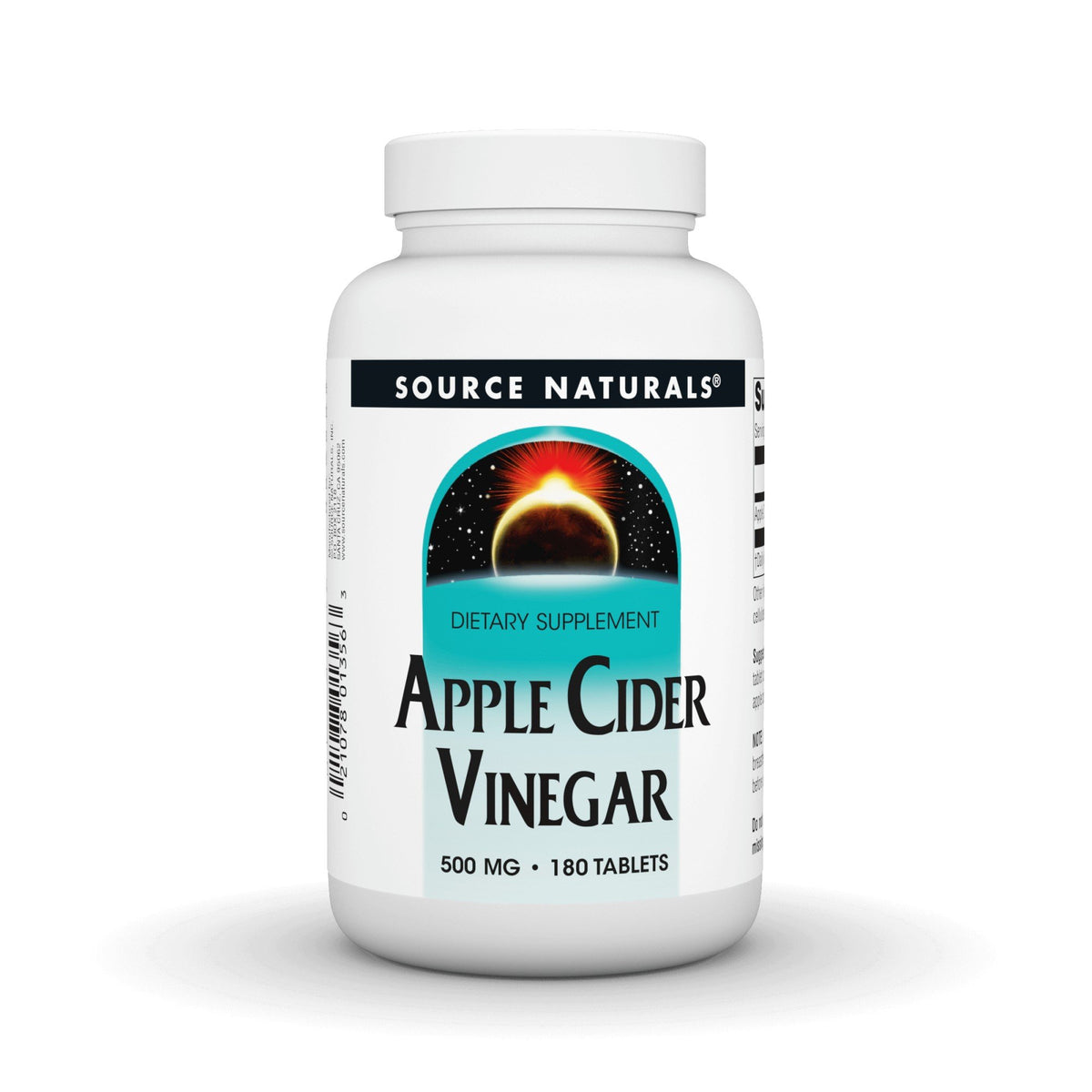 Source Naturals, Inc. Apple Cider Vinegar 500mg 180 Tablet
