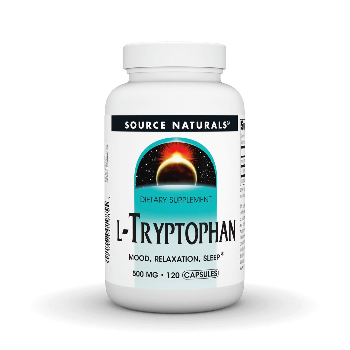 Source Naturals, Inc. L-Tryptophan 500 mg 120 Capsule