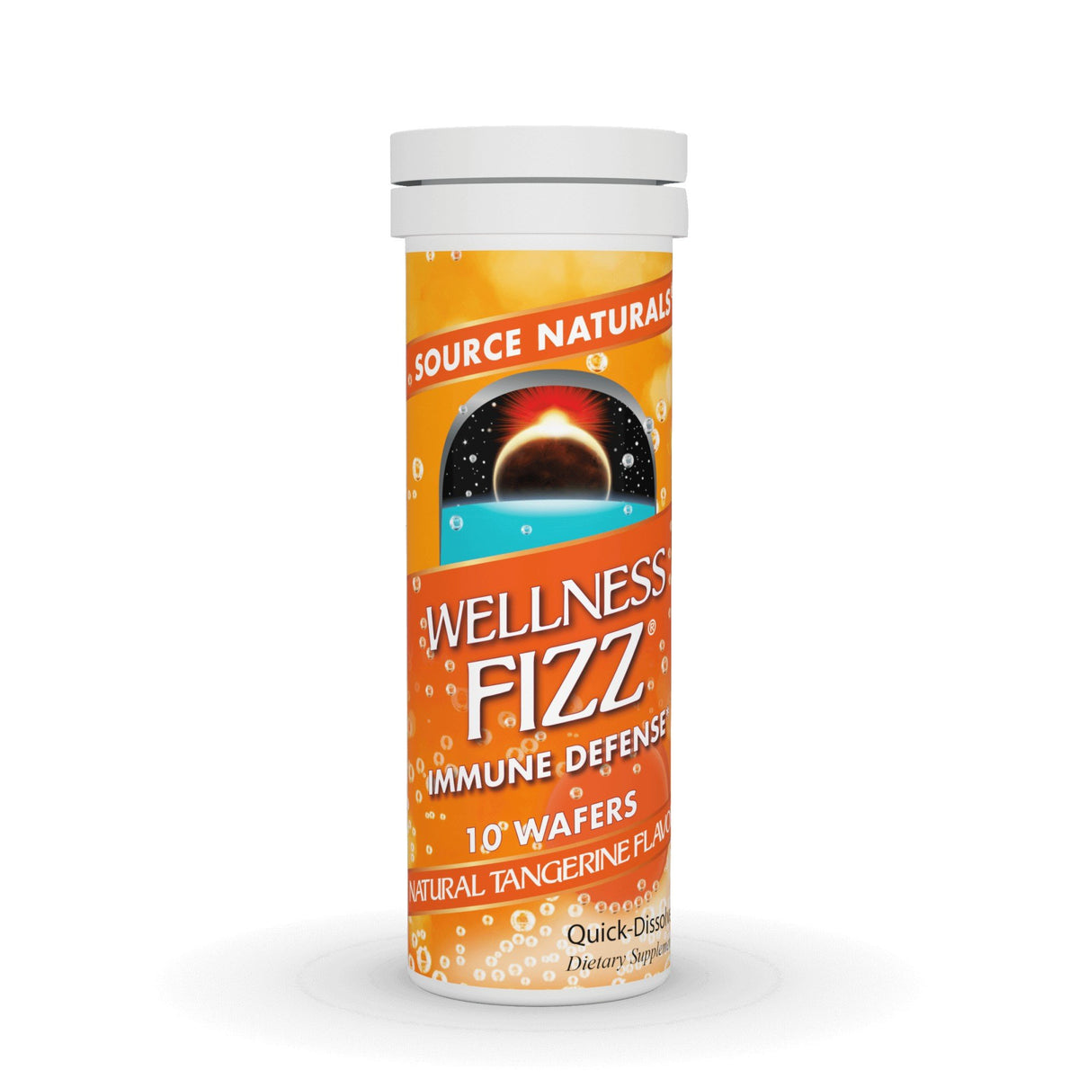 Source Naturals, Inc. Wellness Fizz - Tangerine 10 Wafer