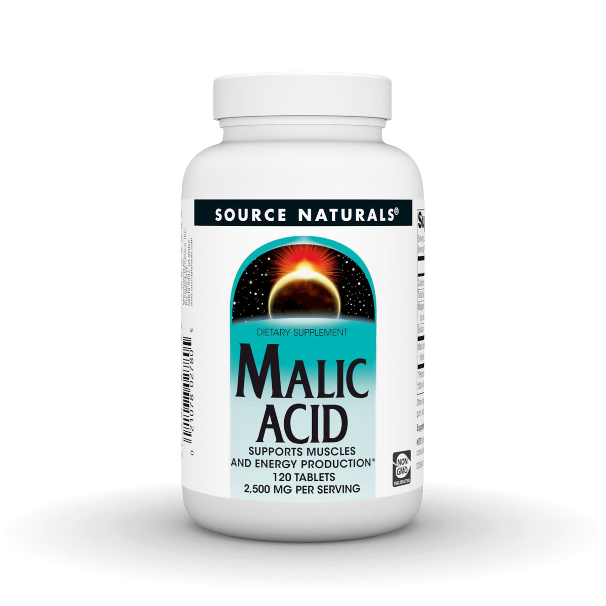 Source Naturals, Inc. Malic Acid 833 mg 120 Tablets