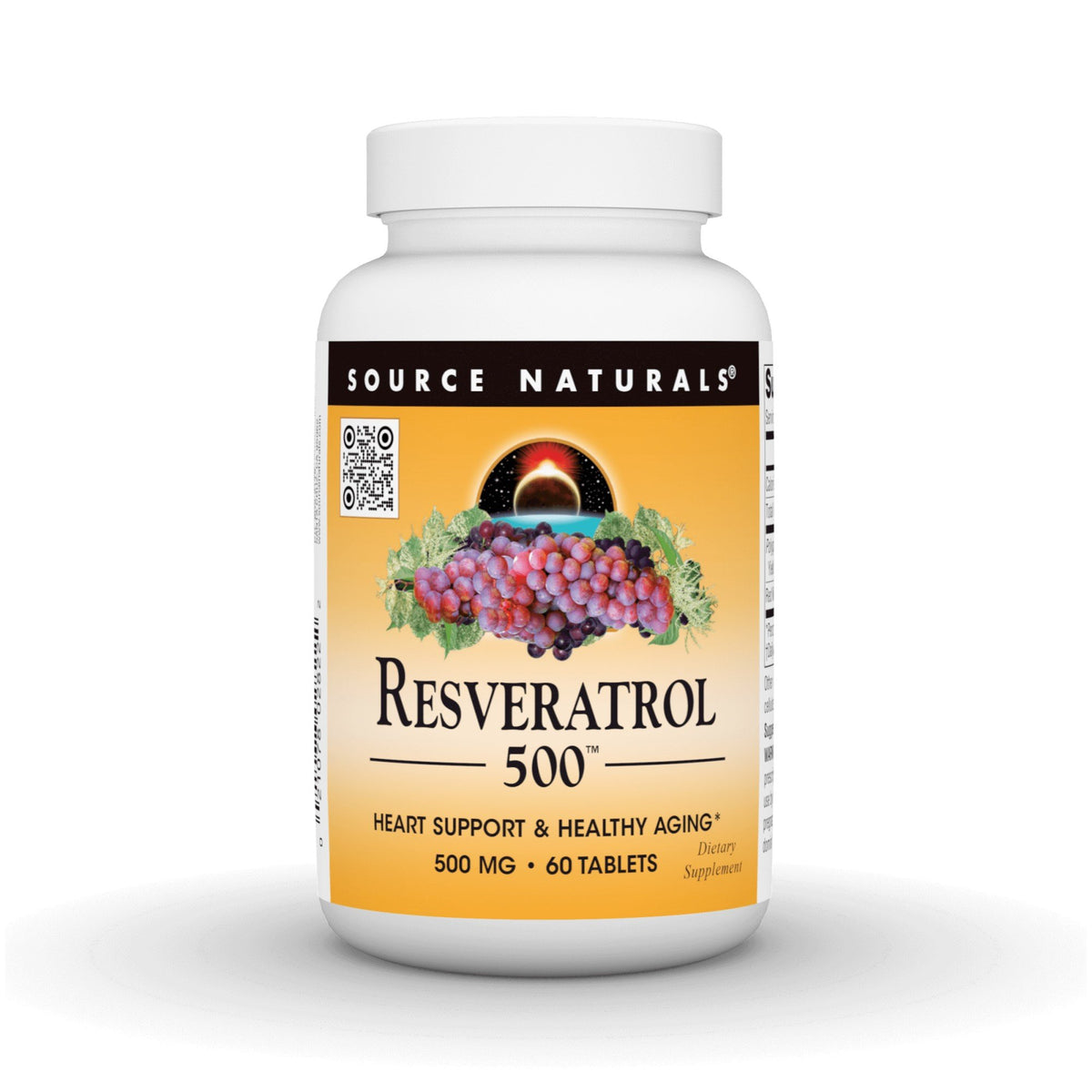 Source Naturals, Inc. Resveratrol 500 500 mg 60 Tablet