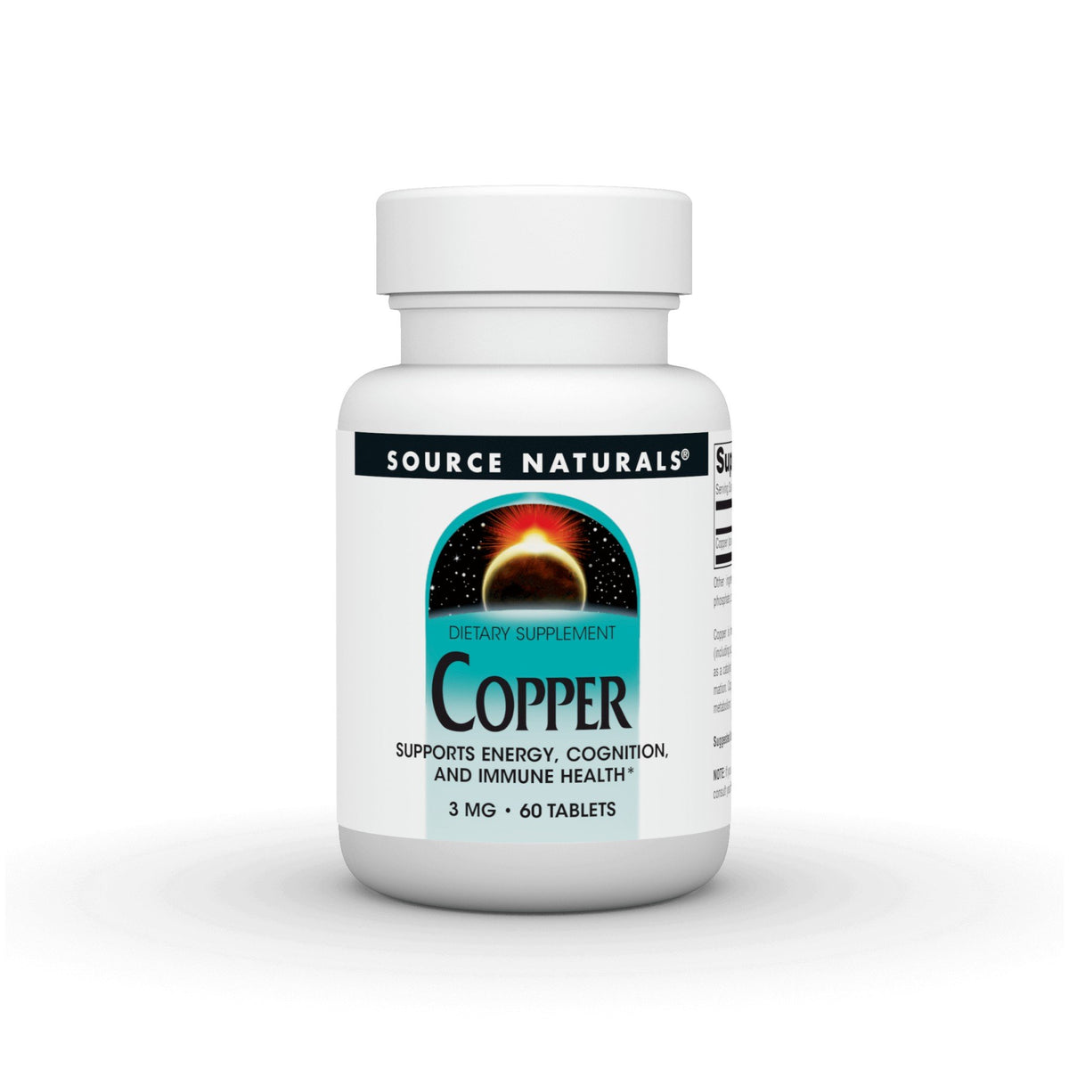 Source Naturals, Inc. Copper 3 mg 60 Tablet