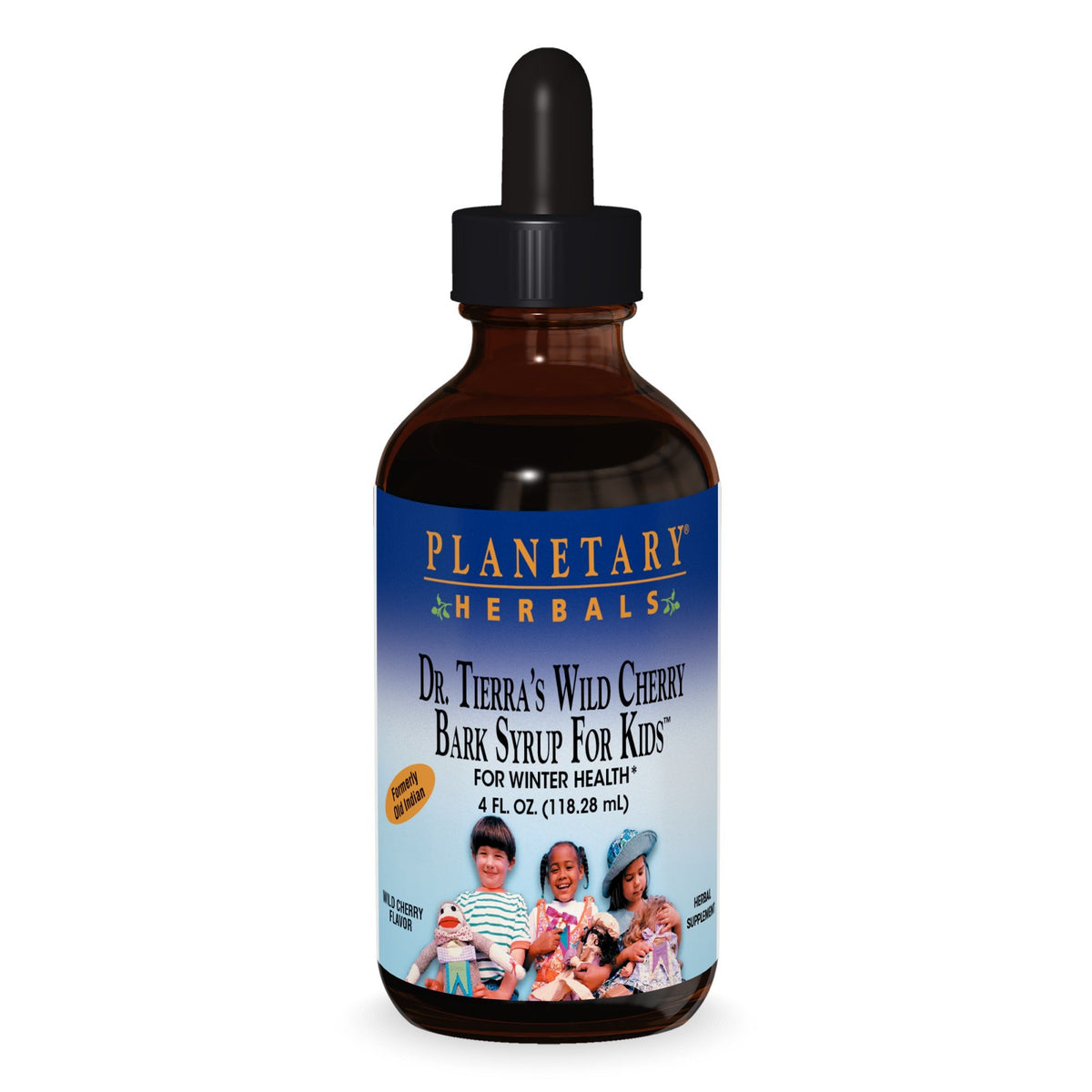 Planetary Herbals Dr Tierra's Wild Cherry Bark Syrup For Kids 4 oz Liquid