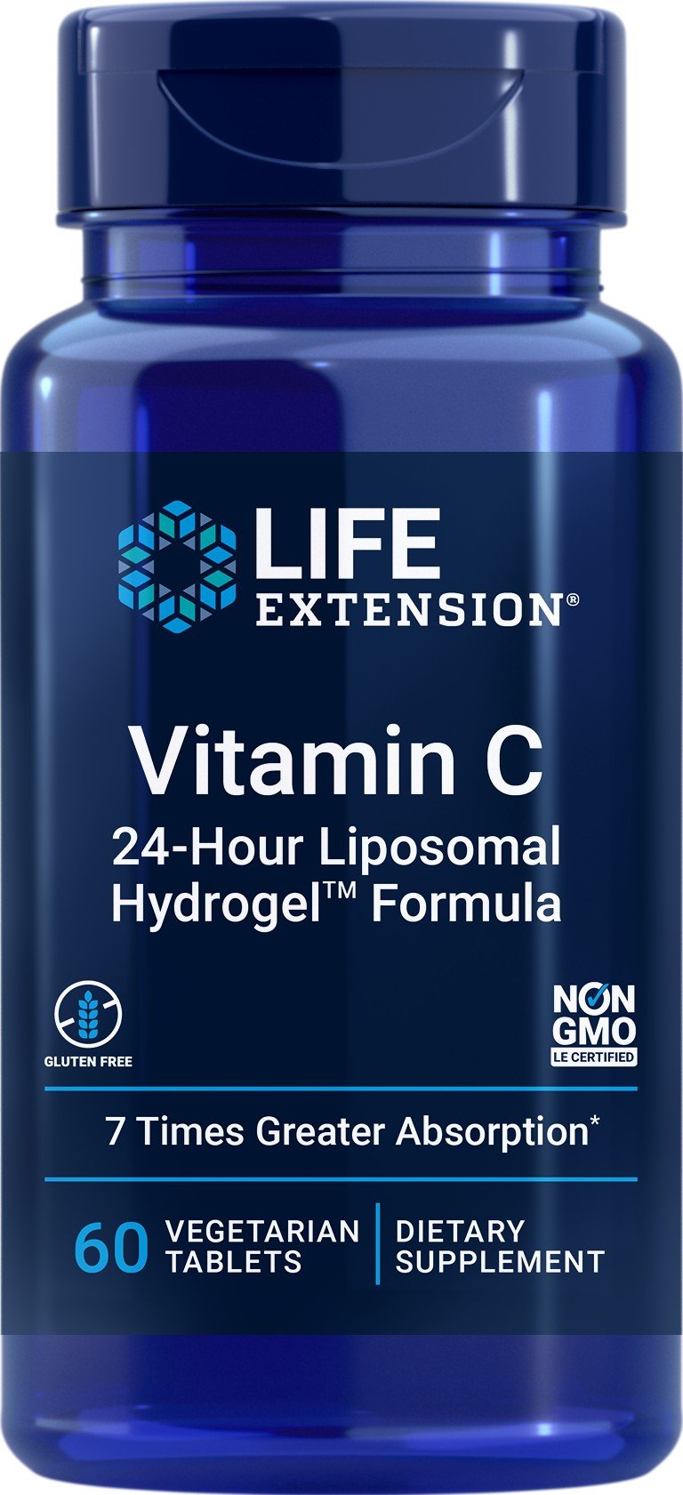 Life Extension Vitamin C 24-Hour Liposomal Hydrogel Formula 60 Tablet
